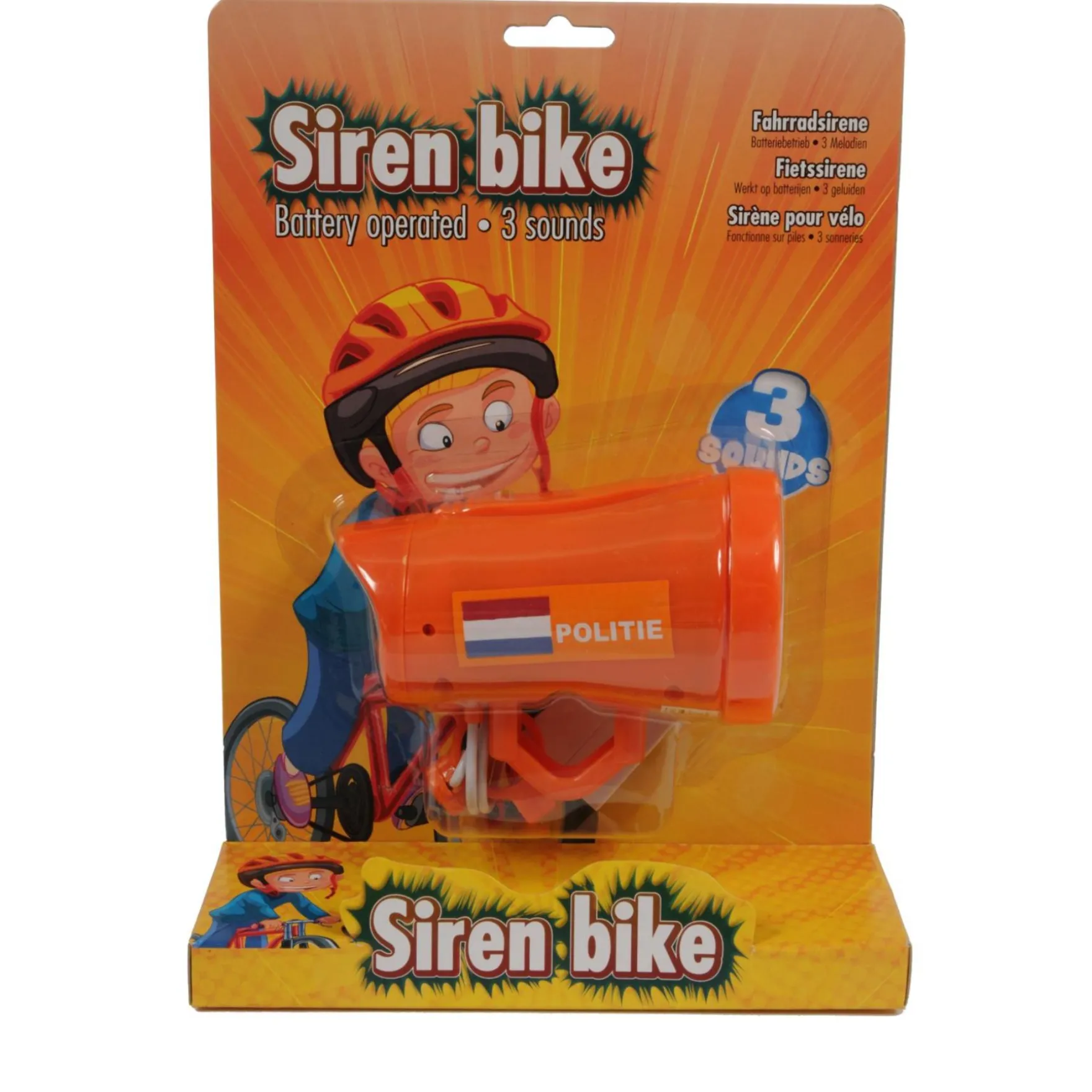 Fiets sirene politie NL