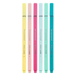 Fineliner Set 6 Kleuren Licht