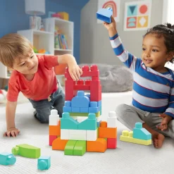 Fischer price mega bloks first builders  blokkentas 60 stuks roze