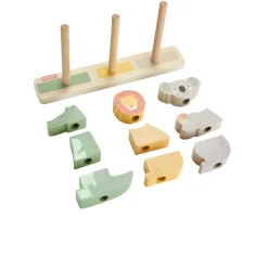 Fisher Price Hout Stapel Dieren