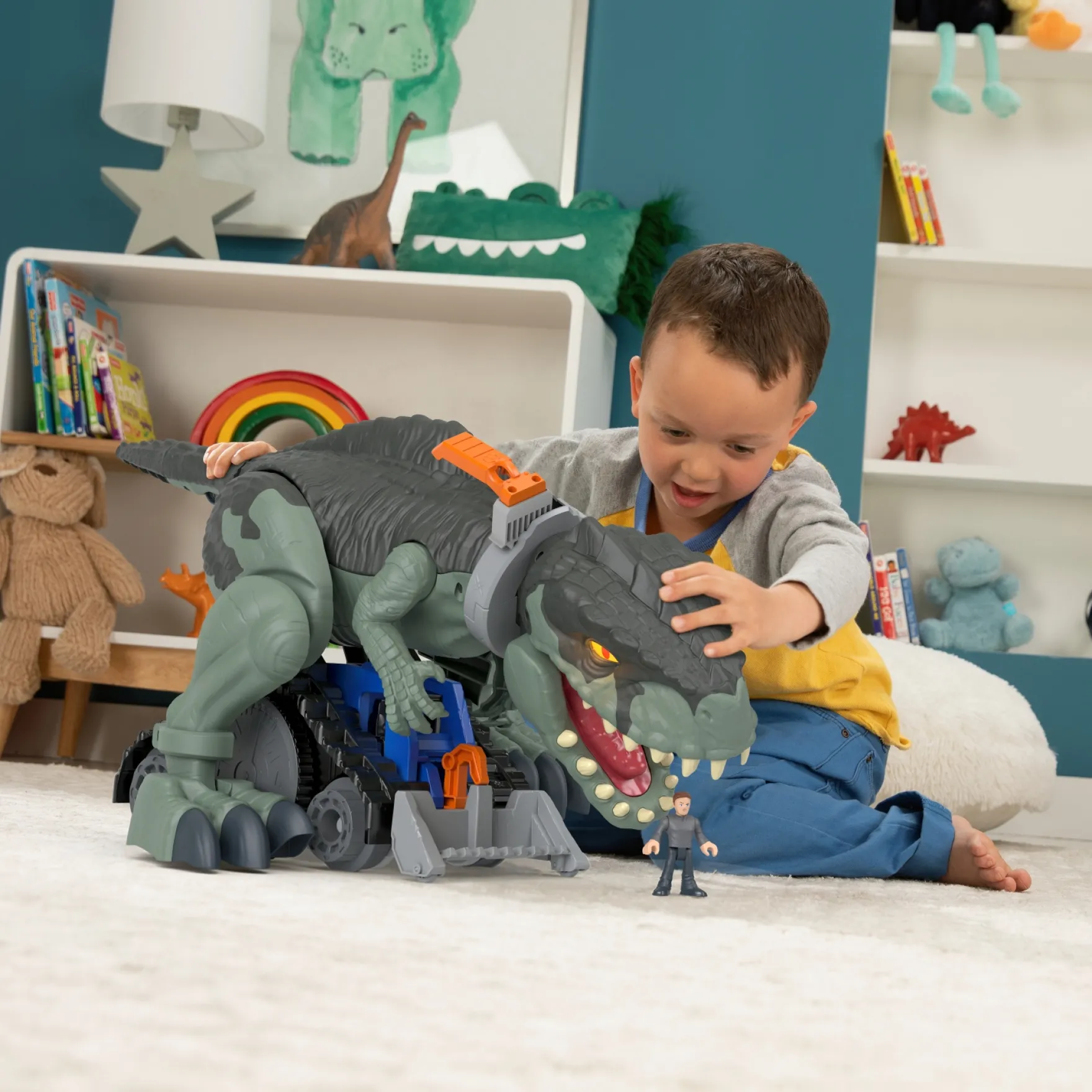 Fisher Price Imaginext Jurassic Mega Stomp & Rumble Giga Dino
