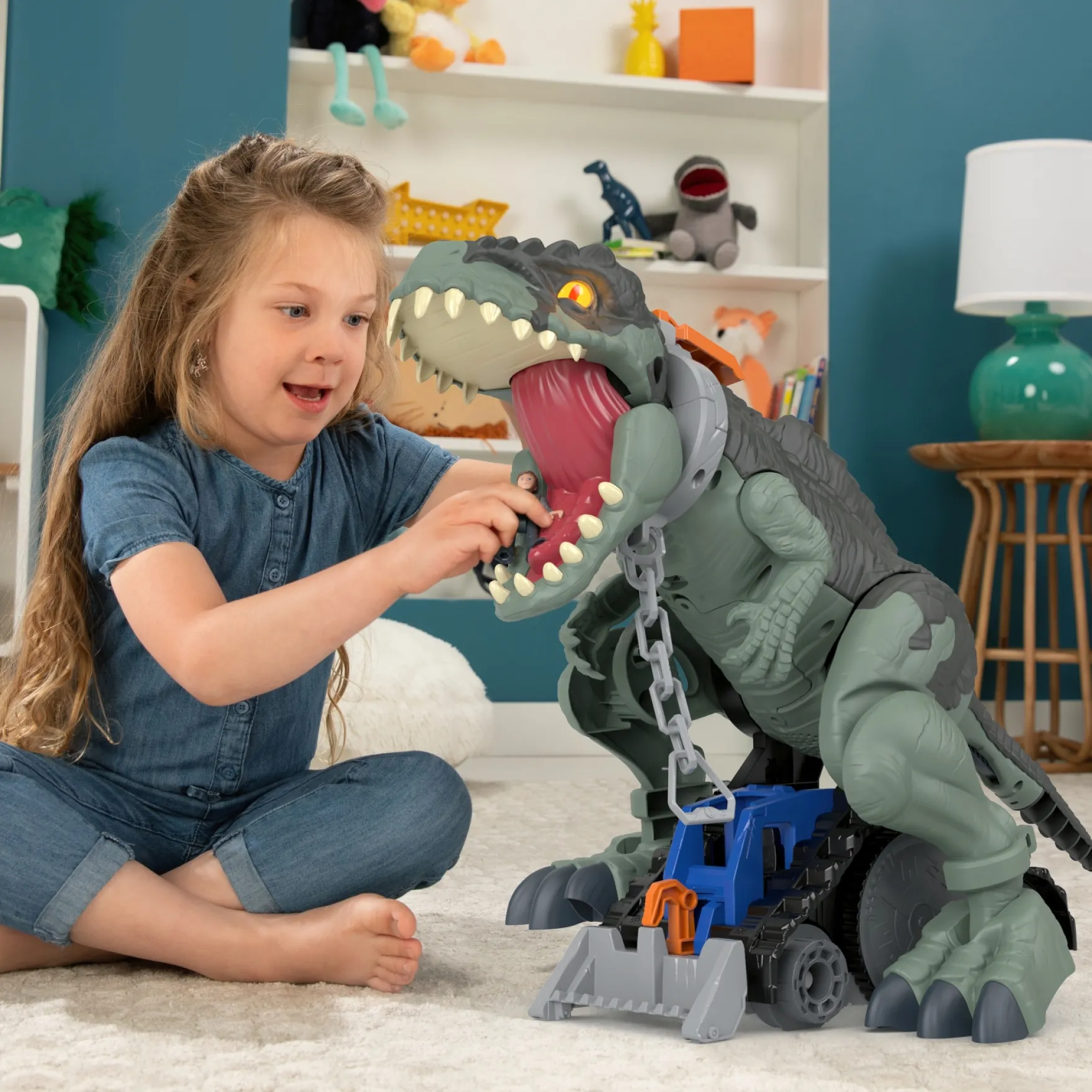 Fisher Price Imaginext Jurassic Mega Stomp & Rumble Giga Dino