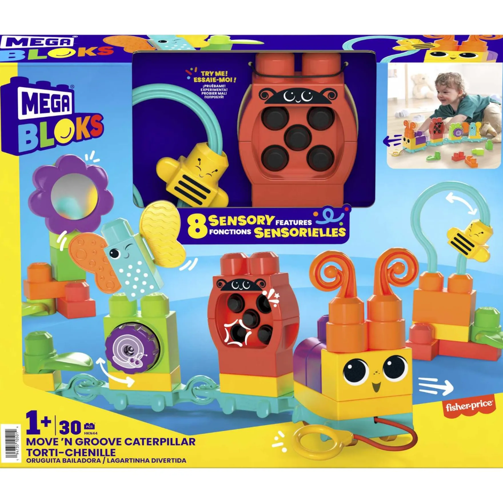 Fisher Price Mega Bloks Move 'N Groove Caterpillar