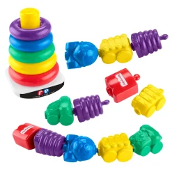 Fisher Price 80th stapeltoren en ketting bundel