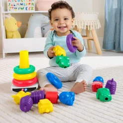 Fisher Price 80th stapeltoren en ketting bundel