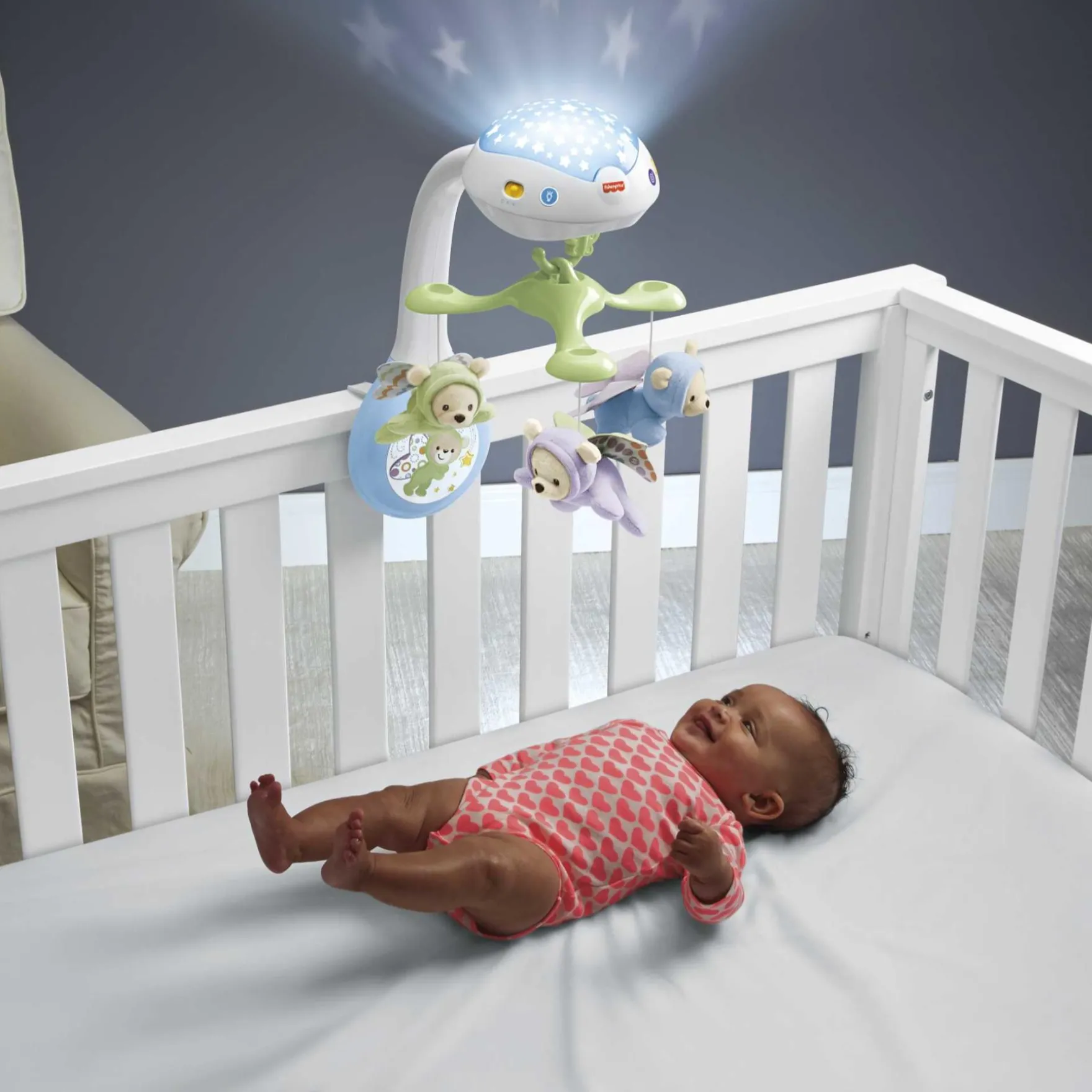Fisher Price vlinder dromen projectie mobiel 3 in 1