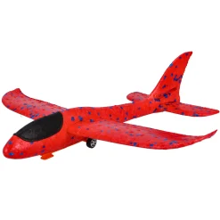 Foam vliegtuig met afschietpistool 4 assorti