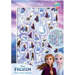 Frozen a5 glitter stickerset 8 stuks
