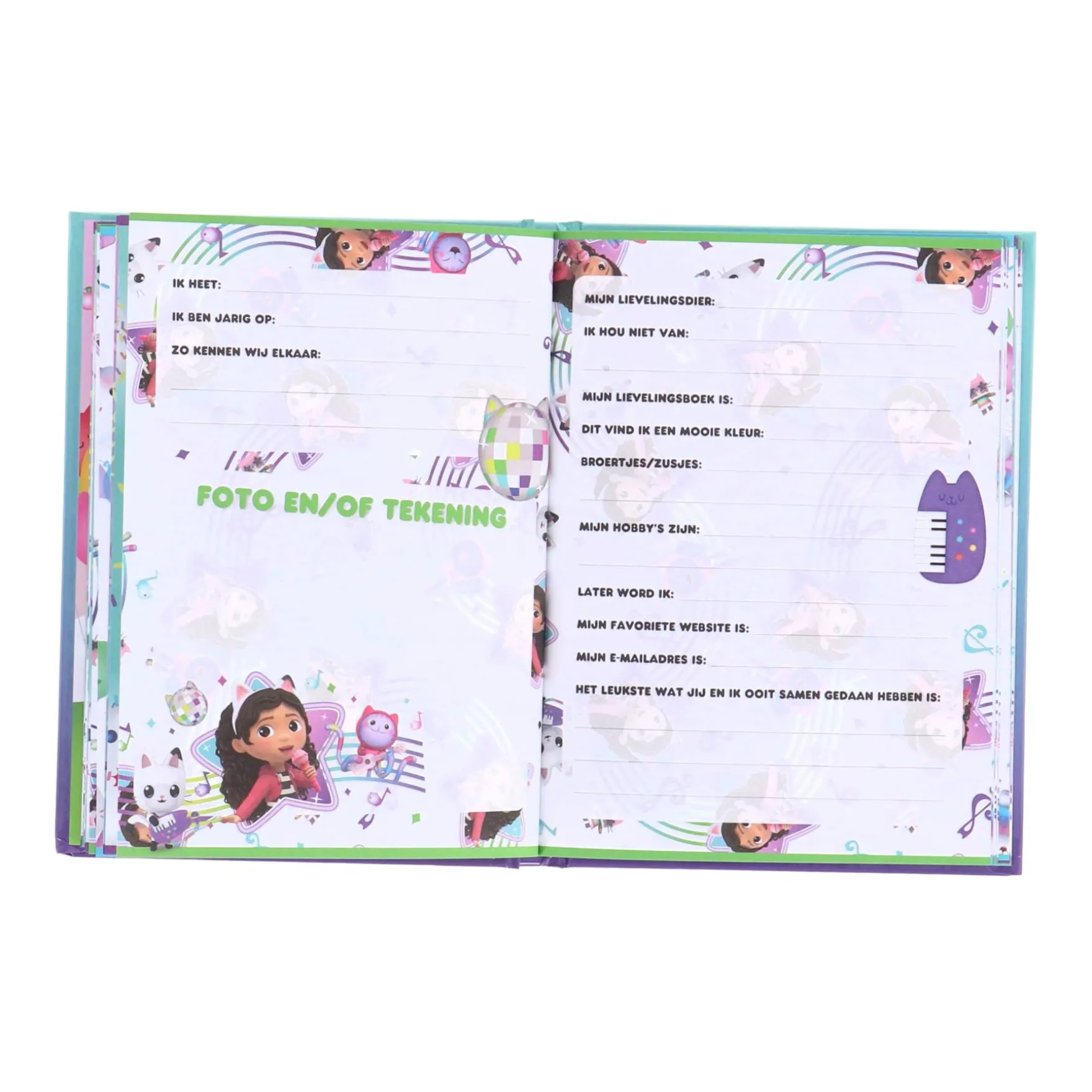 Gabby's Dollhouse Boek Vriendenboek