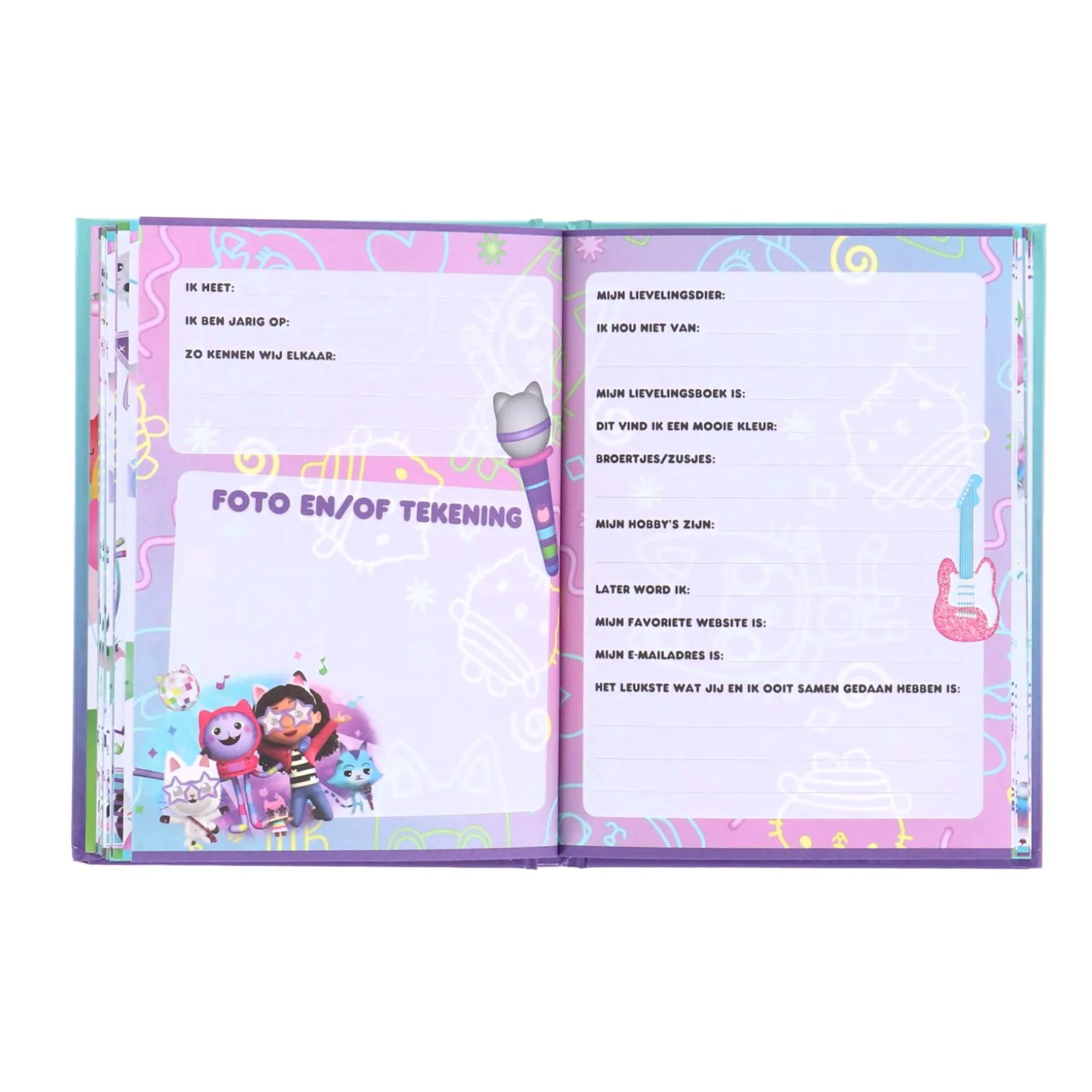 Gabby's Dollhouse Boek Vriendenboek