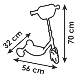 Gabby's Dollhouse step met 3 wielen