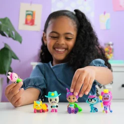 Gabby's Poppenhuis Feest Fig. Set Gabby & 5 Cats