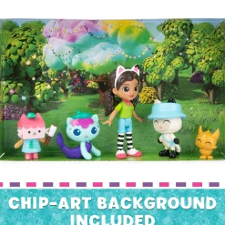 Gabby's Poppenhuis Speelfigurensetje Camping Gabby & 4 Katjes