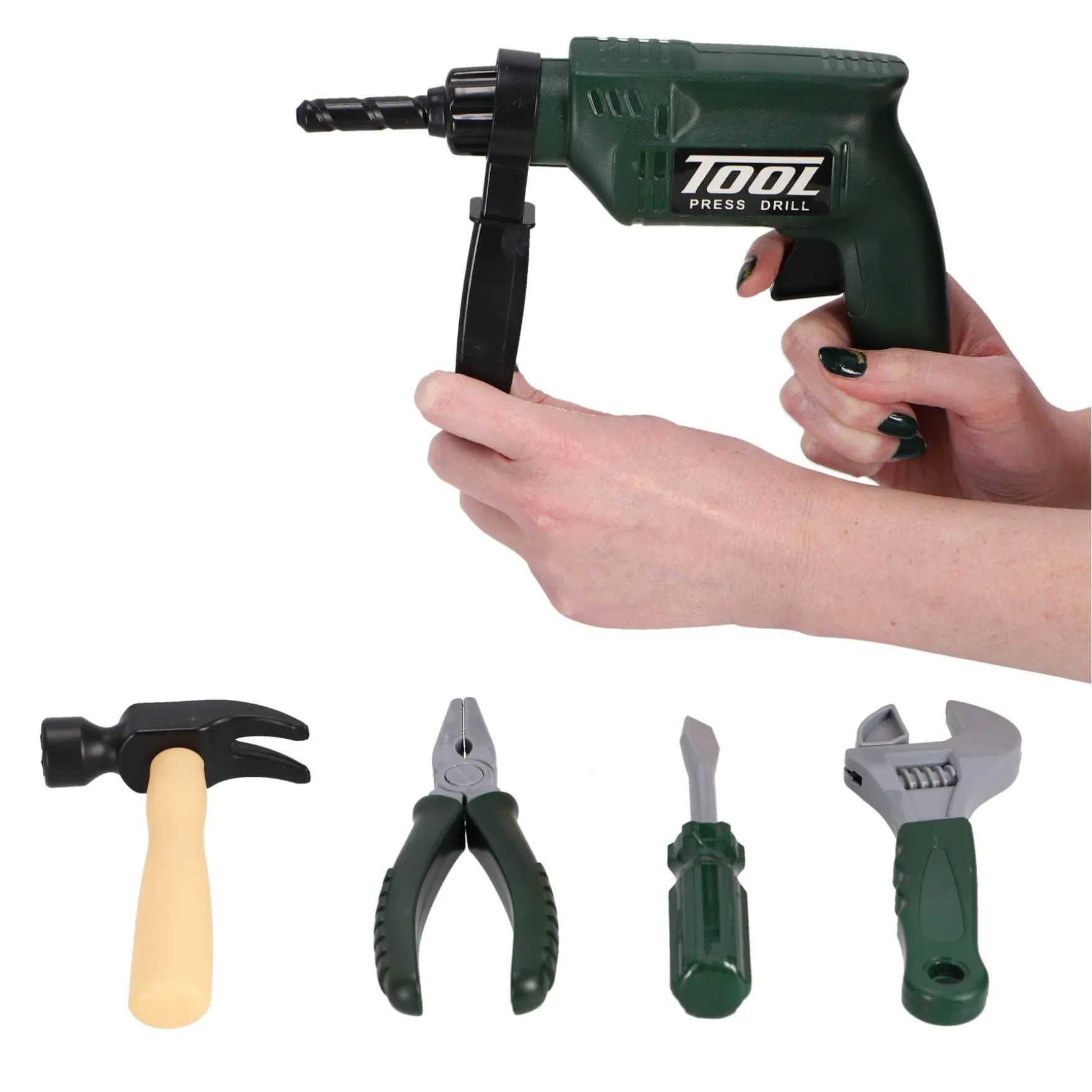 Gereedschapset met boormachine