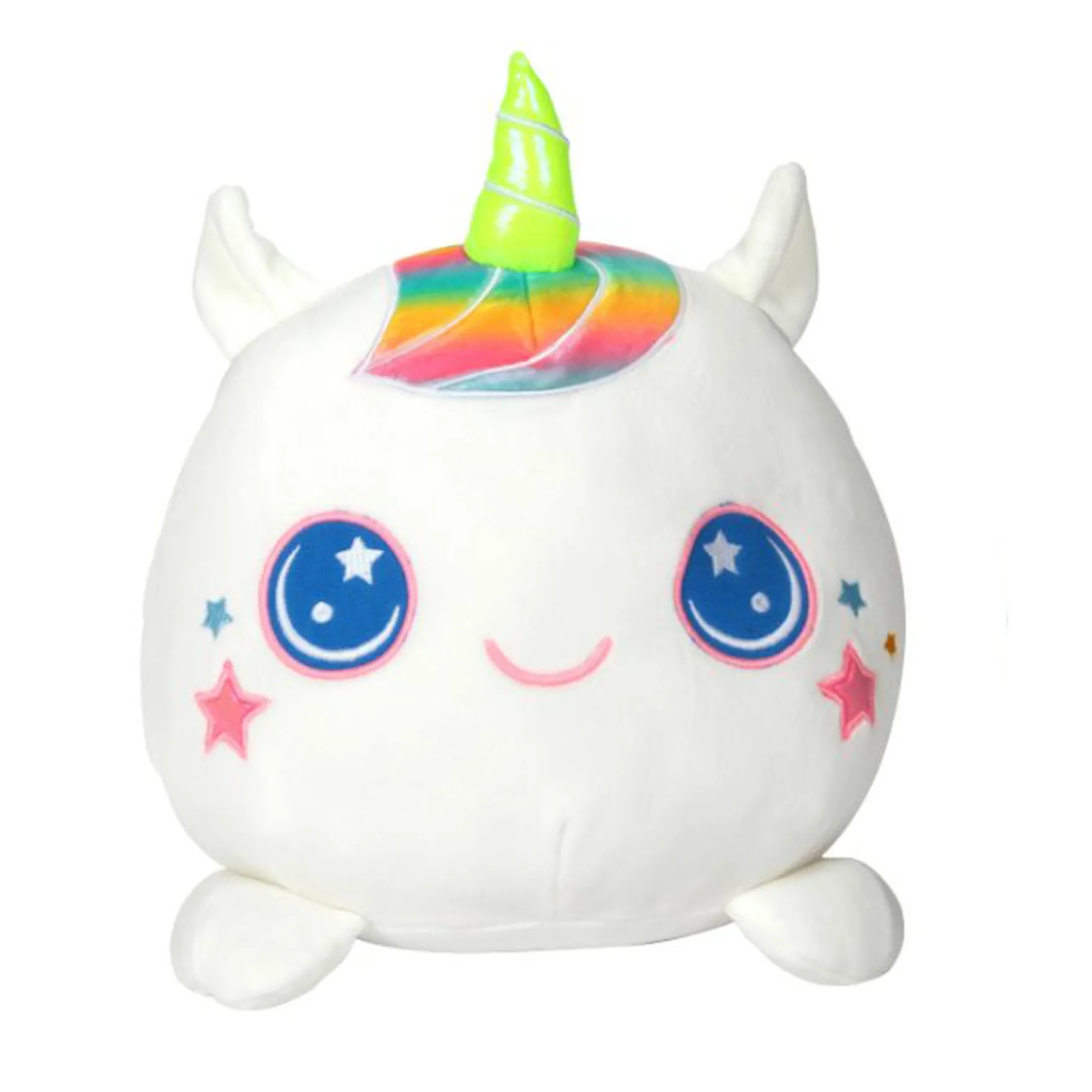 Glow in the dark pluche dier XL 23 cm 6 assorti