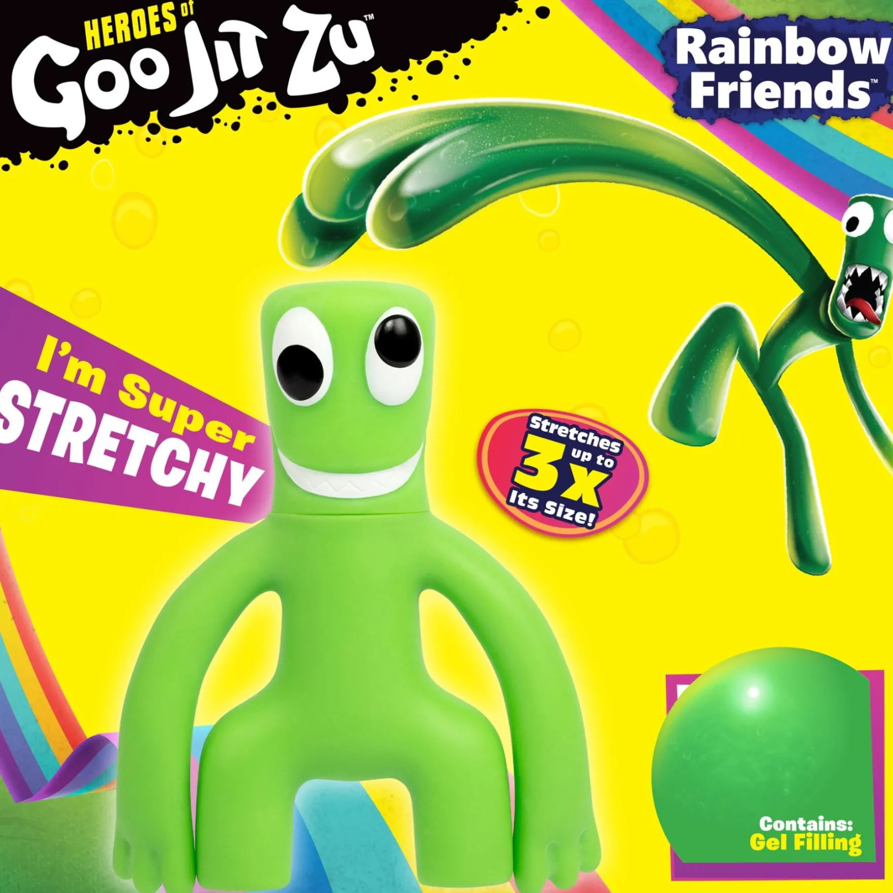 Goo Jit Zu - Rainbow Friends-Green