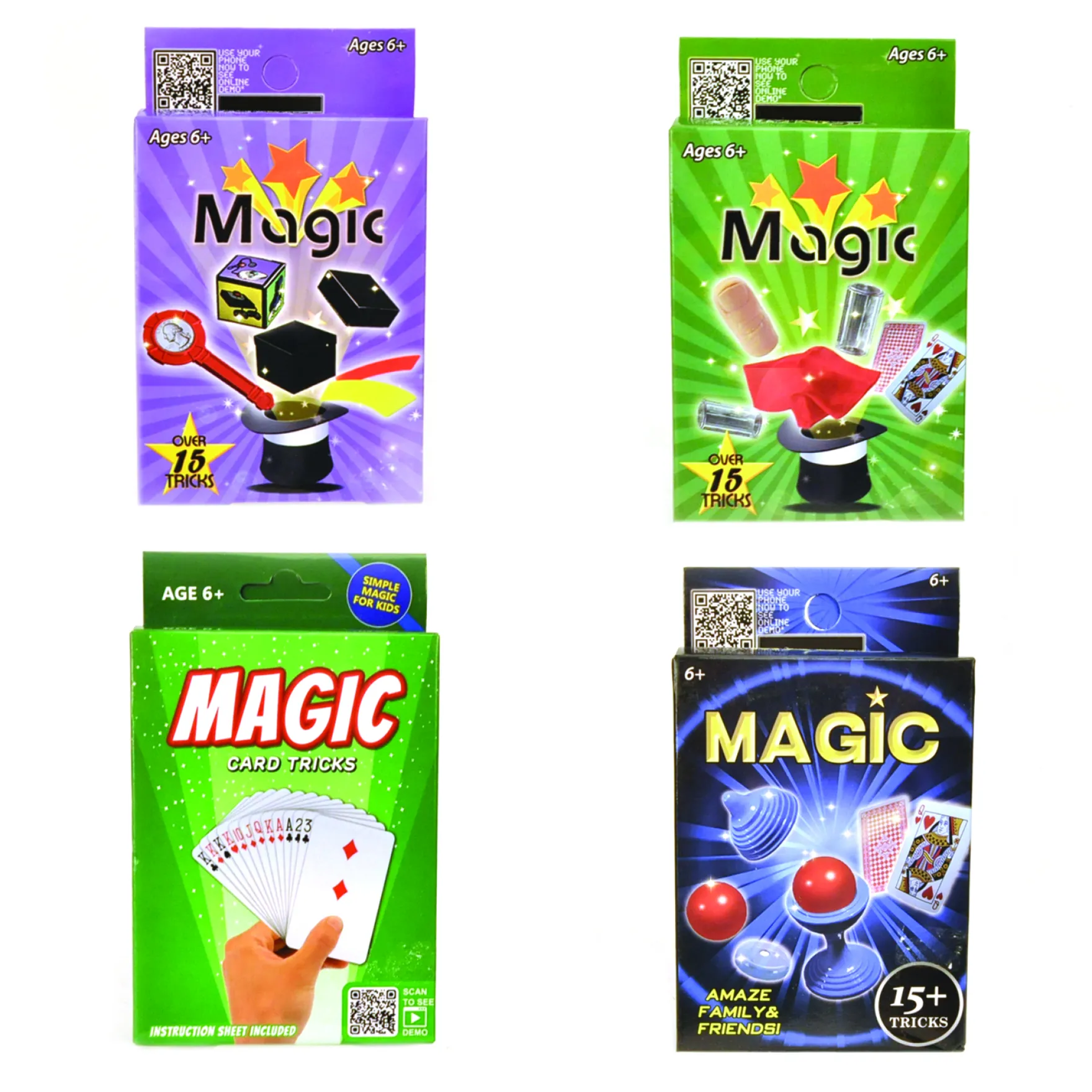 Goocheltrucs 4 Assorti