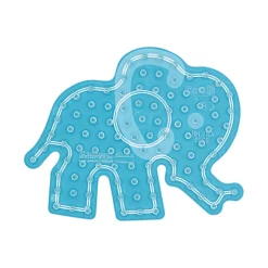 Hama Maxi Strijkkralen Grondplaat Olifant Transparant