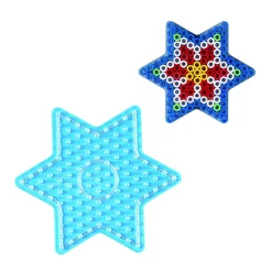 Hama Maxi Strijkkralen Grondplaat Ster Transparant