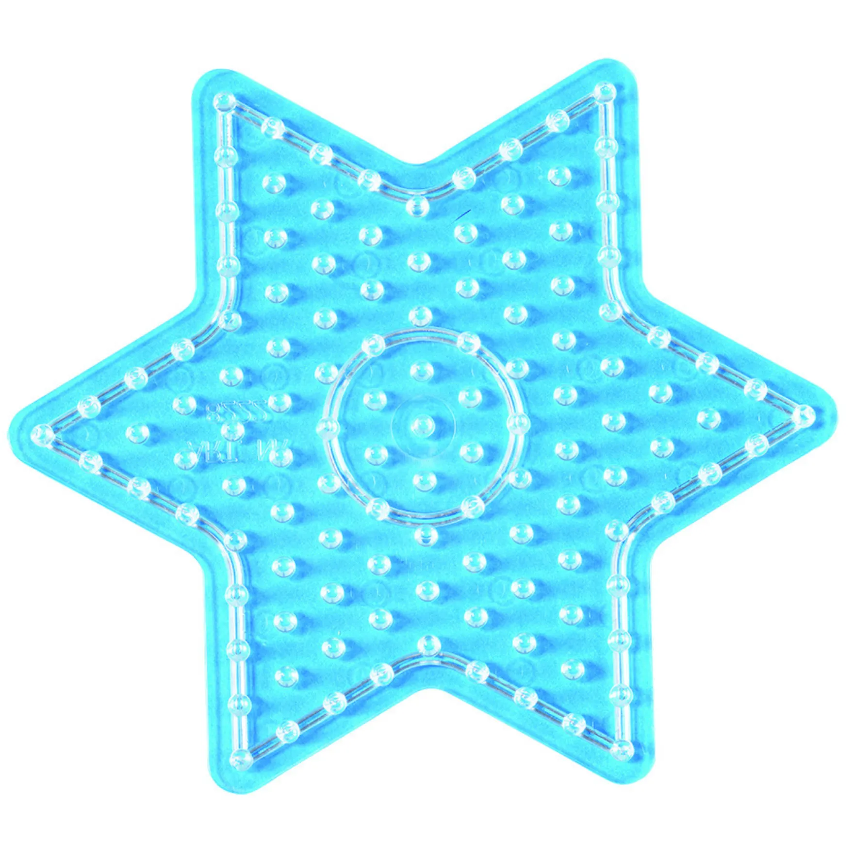 Hama Maxi Strijkkralen Grondplaat Ster Transparant