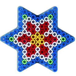 Hama Maxi Strijkkralen Grondplaat Ster Transparant