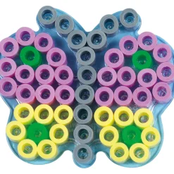 Hama Maxi Strijkkralen Grondplaat Vlinder Transparant