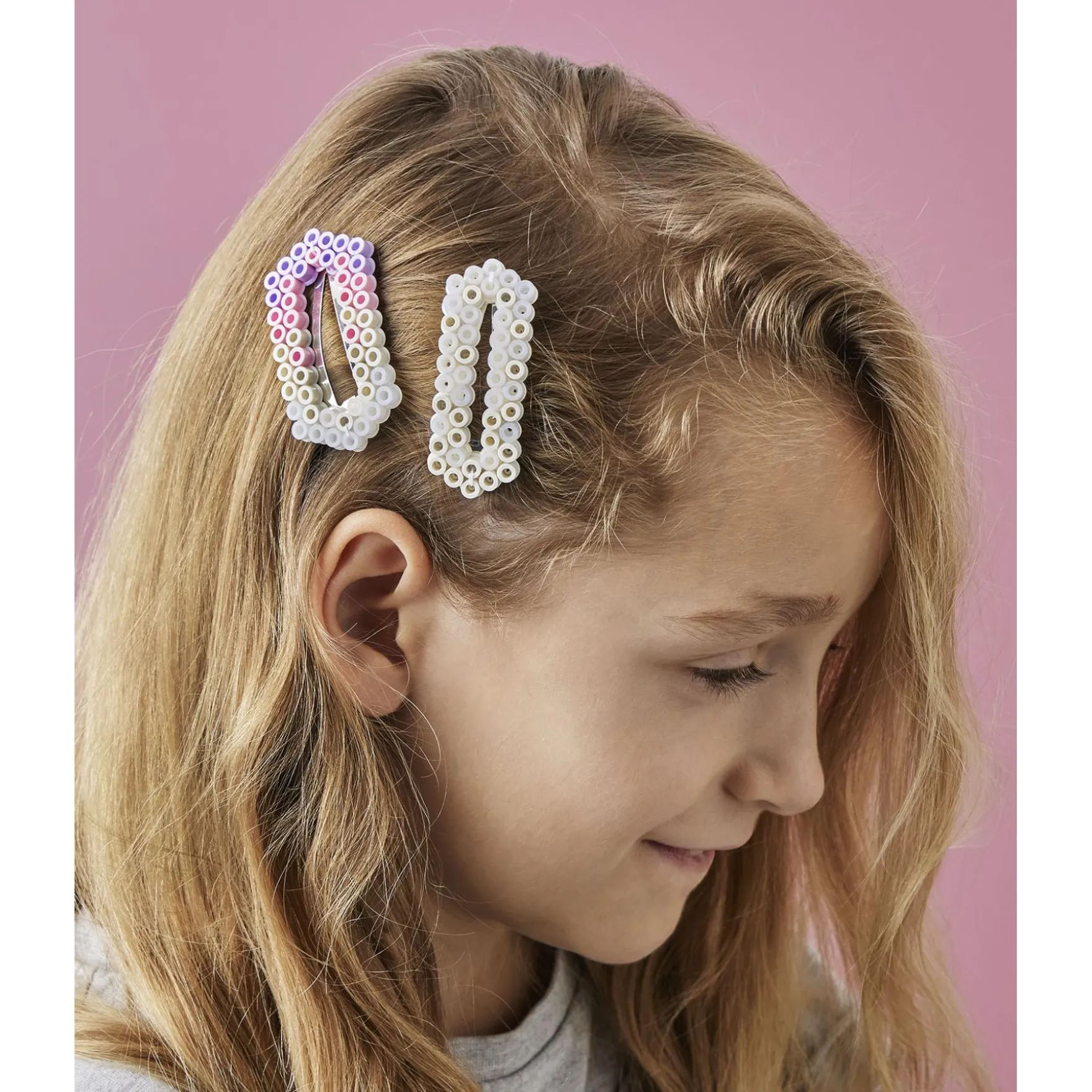 Hama strijkkralen 2400 stuks sieraden set roze