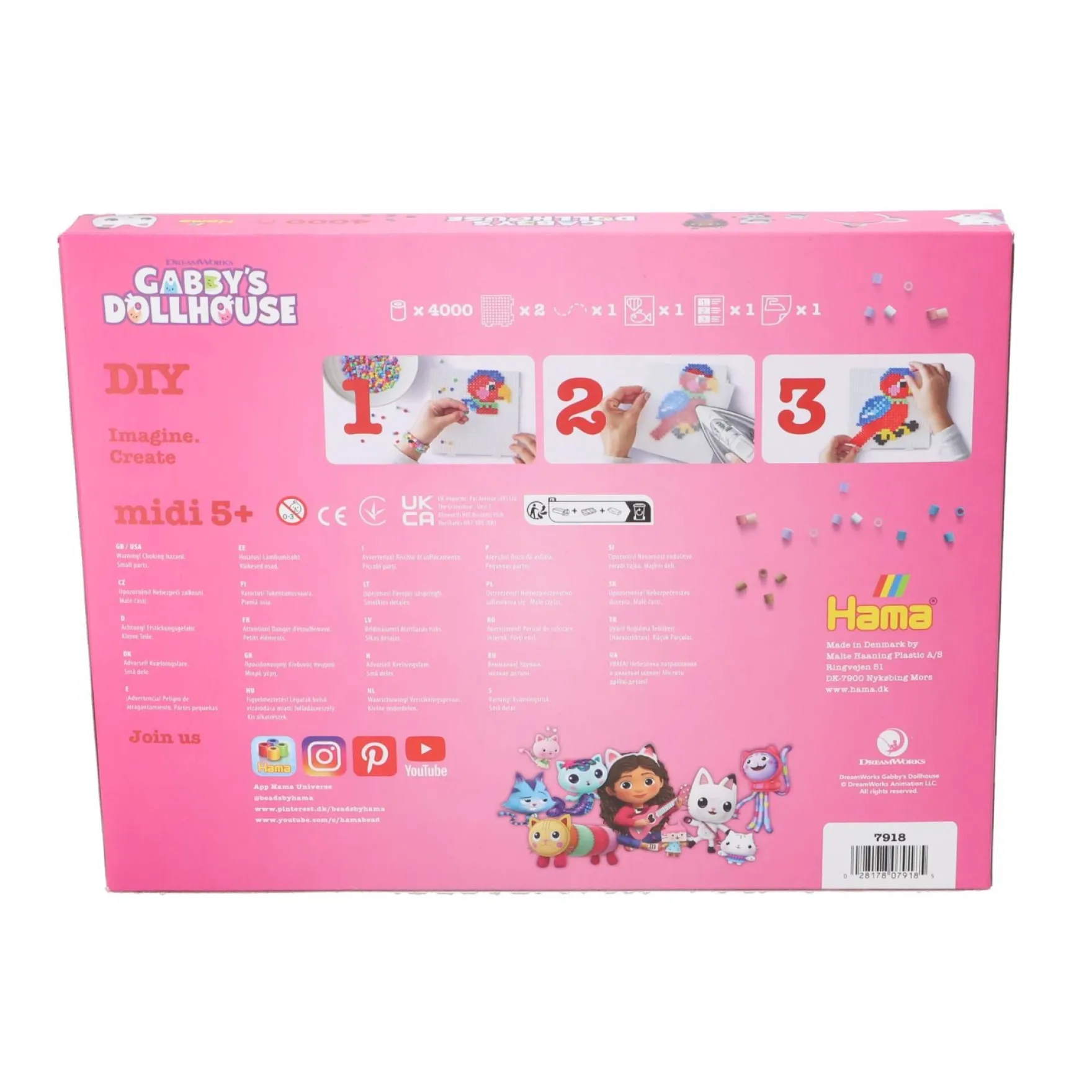 Hama strijkkralen 4000 stuks Gabby's Dollhouse