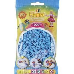 Hama Strijkkralen 1000 Stuks Azuur Blauw