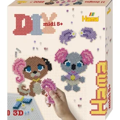 Hama strijkkralen 2500 stuks 3D dieren salon
