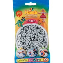 Hama Strijkkralen 1000 Stuks Licht Grijs