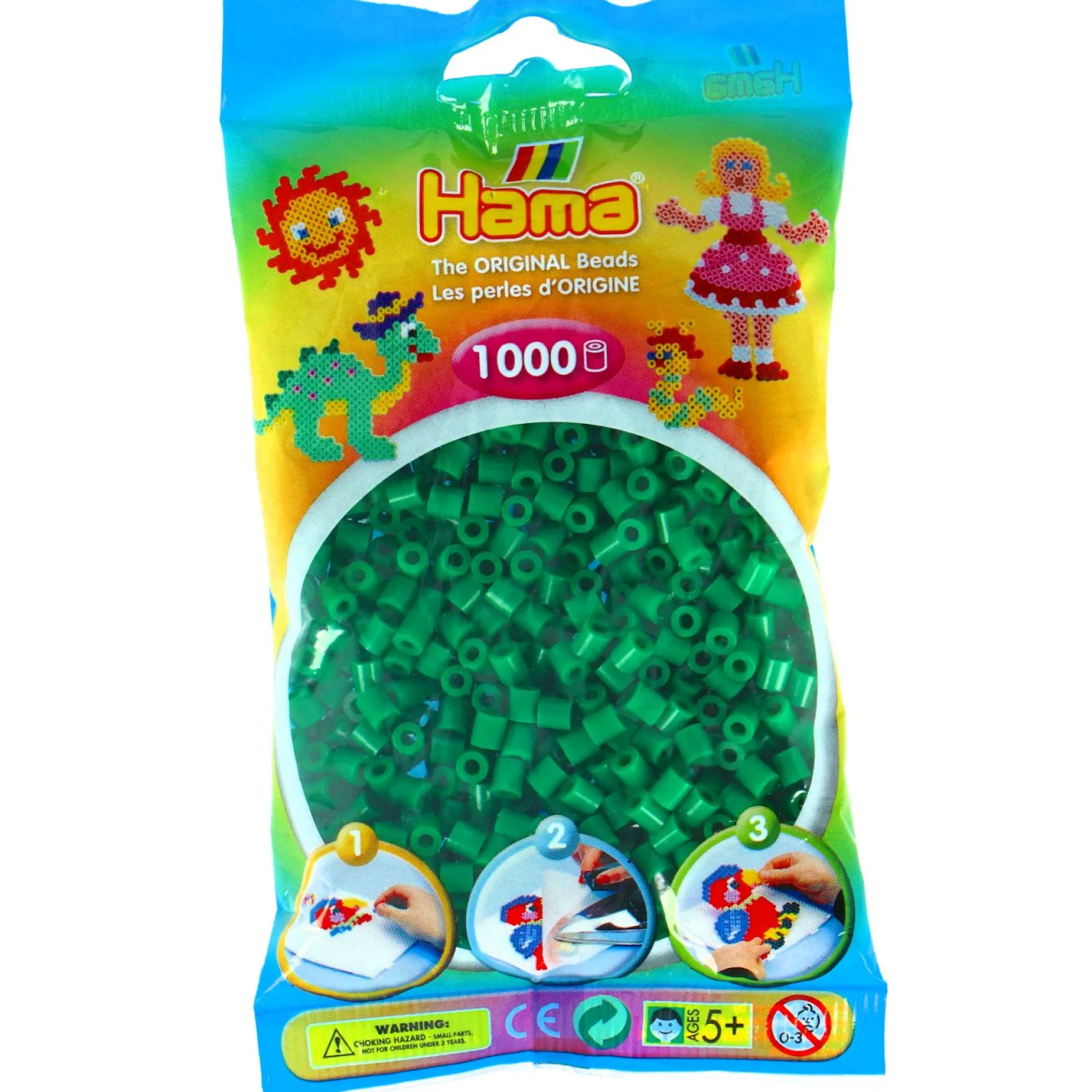 Hama Strijkkralen 1000 Stuks Groen