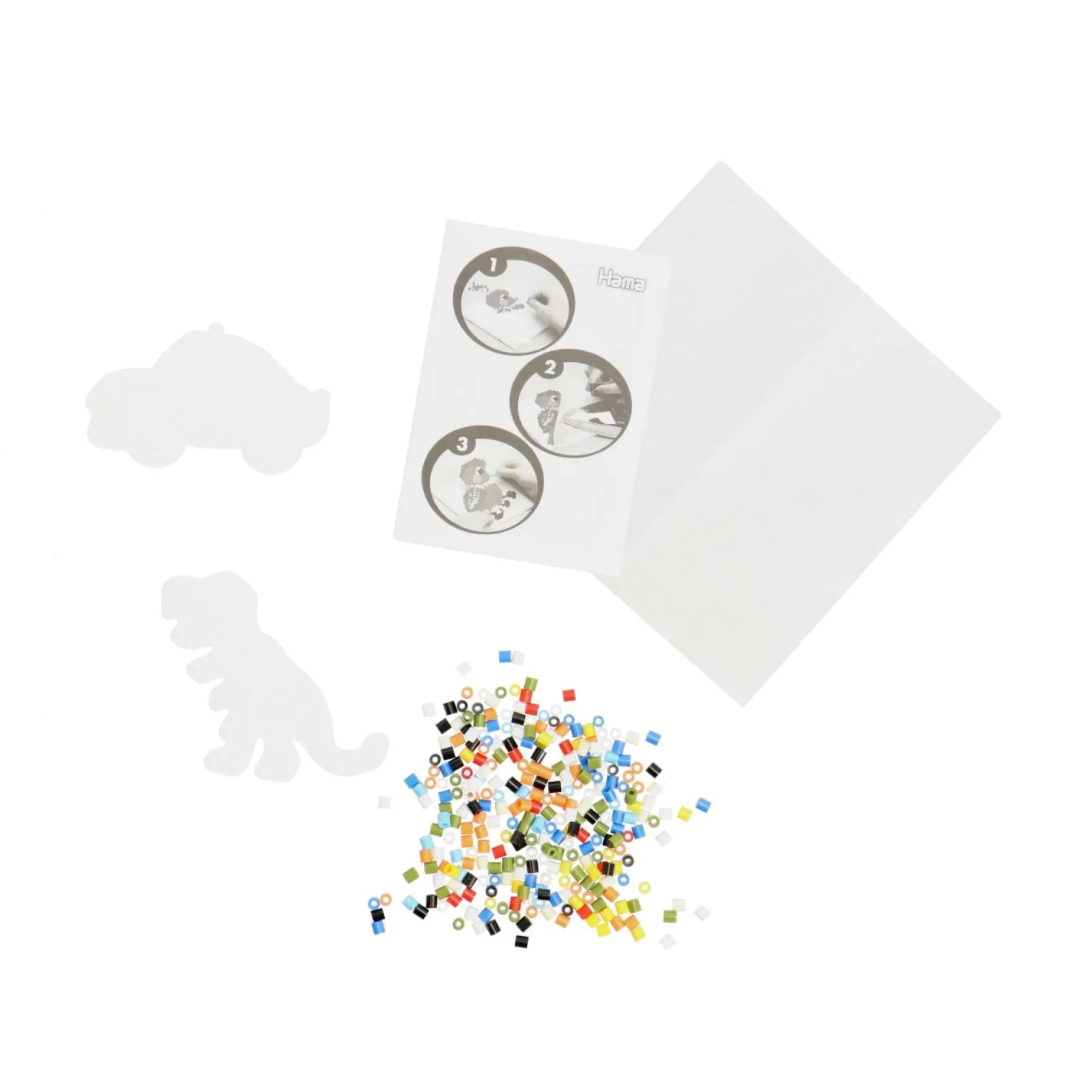 Hama strijkkralen 1100 stuks dino