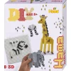 Hama strijkkralen 2500 stuks 3D safari