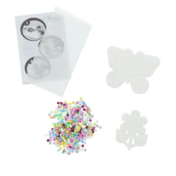 Hama strijkkralen 1100 stuks vlinder en bloem