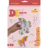 Hama strijkkralen 3D Eenhoorn set 2000 delig