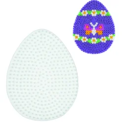 Hama Strijkkralen Grondplaat Ei Wit