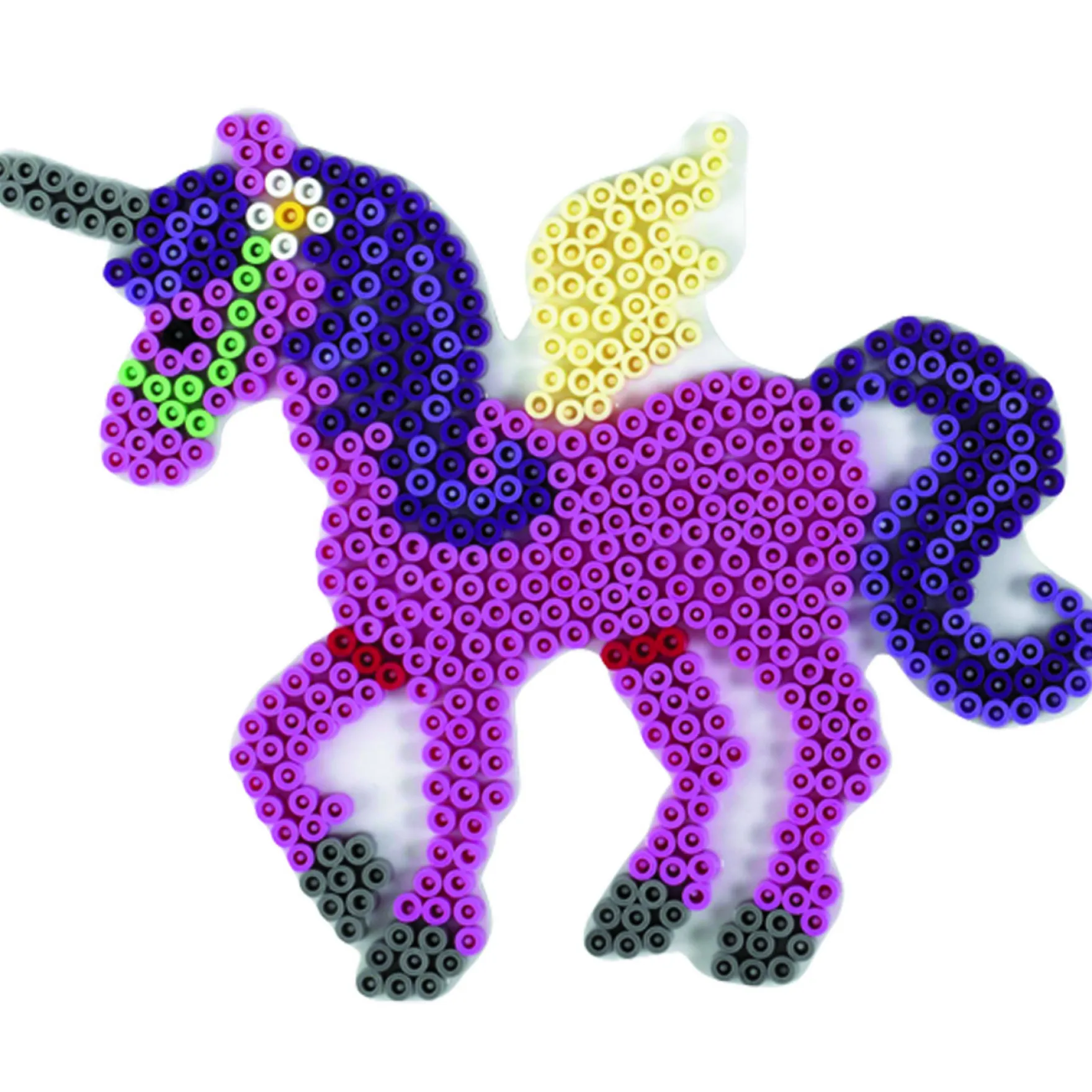 Hama Strijkkralen Grondplaat Eenhoorn Wit