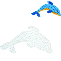 Hama Strijkkralen Grondplaat Dolfijn Wit