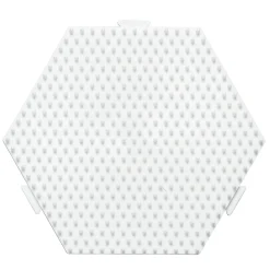 Hama Strijkkralen Grondplaat Zeshoek Koppelbaar Wit