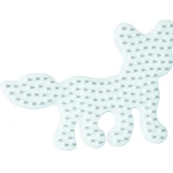 Hama Strijkkralen Grondplaat Vos Wit