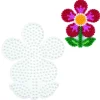 Hama Strijkkralen Grondplaat Bloem Wit