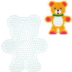 Hama Strijkkralen Grondplaat Beer Wit