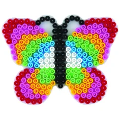 Hama Strijkkralen Grondplaat Vlinder Wit