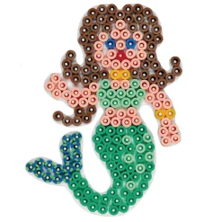 Hama Strijkkralen Grondplaat Zeemeermin Wit