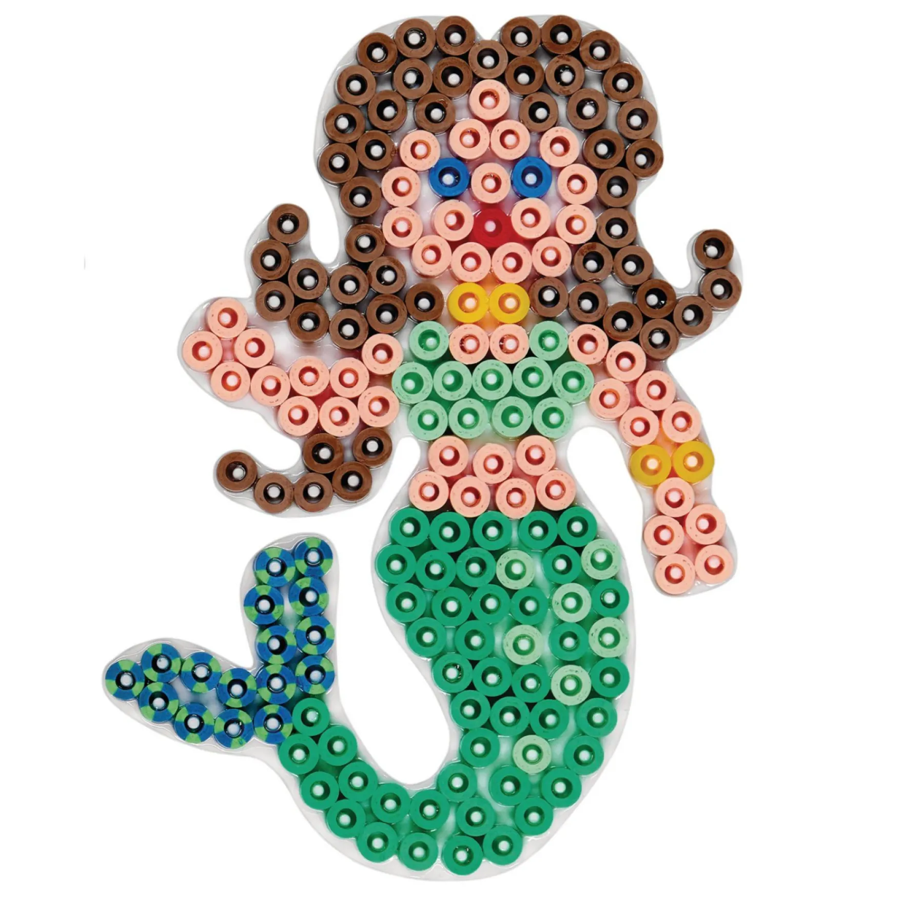 Hama Strijkkralen Grondplaat Zeemeermin Wit