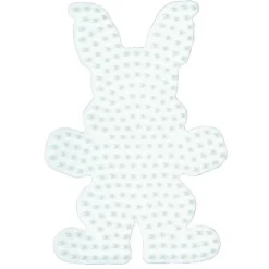 Hama Strijkkralen Grondplaat Konijn Wit