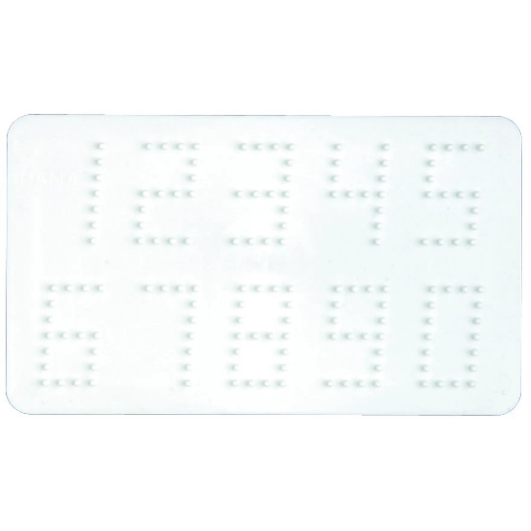 Hama Strijkkralen Grondplaat Nummers Wit