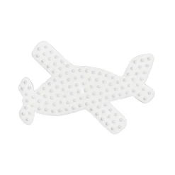Hama Strijkkralen Grondplaat Vliegtuig Wit