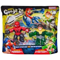 Heroes Of Goo Jit Zu Figures 2 Pack Marvel Spiderman vs Octopus